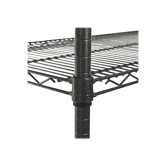 Alera Complete 4-Shelf Metal Unit, 48"W, Anthracite Black (ALESW604818BA) 6 Alera Complete 4-Shelf Metal Unit, 48"W, Anthracite Black (ALESW604818BA) - Image 4