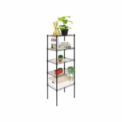Mount-It! 5-Tier Metal Shelving Unit, 17", Black (MI-7861) 11 Mount-It! 5-Tier Metal Shelving Unit, 17", Black (MI-7861) -Outlet Shelving for Your Workspace Store unnamed file 676