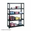 Safco 5-Shelf Steel Unit, 48.13", Black (5246BL) -Outlet Shelving for Your Workspace Store unnamed file 682
