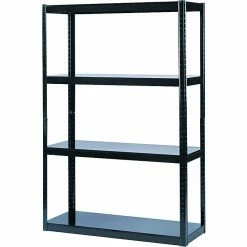 Safco 5-Shelf Steel Unit, 48.13", Black (5246BL) -Outlet Shelving for Your Workspace Store unnamed file 684