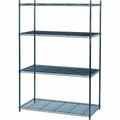 Safco® Industrial Wire Shelving, Starter Kit, 48Wx24"D
