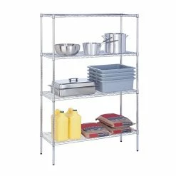Honey-Can-Do 4-Tier, 18'' W, Chrome ( SHF-05226 )