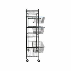 Honey-Can-Do 3-Shelf Metal Sports Equipment Storage Unit, 36", Black (SHF-08200) -Outlet Shelving for Your Workspace Store unnamed file 721