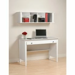 Prepac™ Wall Mounted Desk Hutch, 48" X 11.5", White (WHD-1348) 12 Prepac™ Wall Mounted Desk Hutch, 48" X 11.5", White (WHD-1348) -Outlet Shelving for Your Workspace Store unnamed file 74