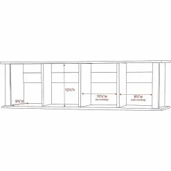 Prepac™ Wall Mounted Desk Hutch, 48" X 11.5", White (WHD-1348) 13 Prepac™ Wall Mounted Desk Hutch, 48" X 11.5", White (WHD-1348) -Outlet Shelving for Your Workspace Store unnamed file 75