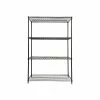 Alera Starter Kit 4-Shelf Metal Unit, 48"W, Black (ALESW504824BL)