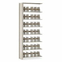 Tennsco Add-on Unit For Snap-Together Open Shelving, 7-Shelves, 88"H X 36"W