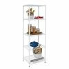 Honey-Can-Do 5-Tier Shelving Unit, 24"W, White ( SHF-01055 ) -Outlet Shelving for Your Workspace Store unnamed file 779