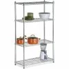 Honey-Can-Do Honey Can Do 4-Tier 200 Lb. Capacity Shelving Unit, Chrome