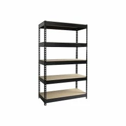 Iron Horse 3800 Lb. Rivet Series 5-Shelf Metal Unit, 36"W, Black (17126)