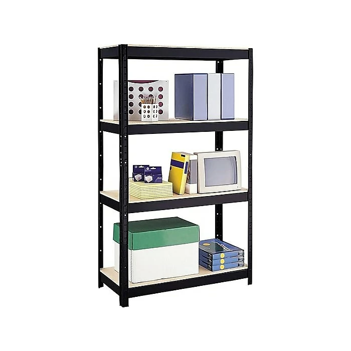 Iron Horse Rivet Series 4-Shelf Metal Unit, 30"W, Black (17125) 5 Iron Horse Rivet Series 4-Shelf Metal Unit, 30"W, Black (17125) - Image 3