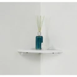 Eden Grove Single Wall Shelf, 10"W, White (0199020)